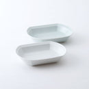 よしず彫 煮付鉢 青白釉